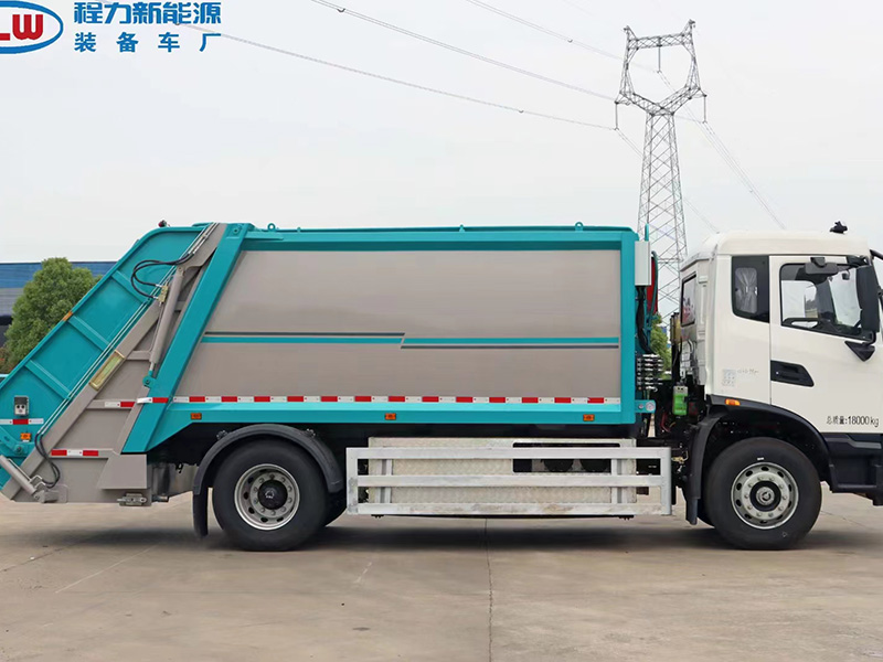 東風(fēng)天錦12立方純電動(dòng)壓縮垃圾車(chē)